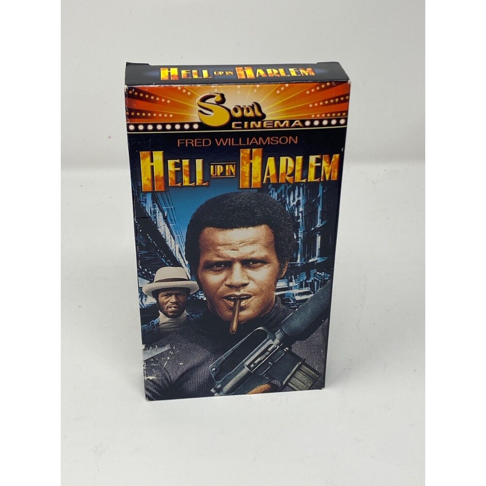 Hell Up In Harlem VHS Fred Williamson Soul Cinema w/Sleeve 1973 Rated R Nice!